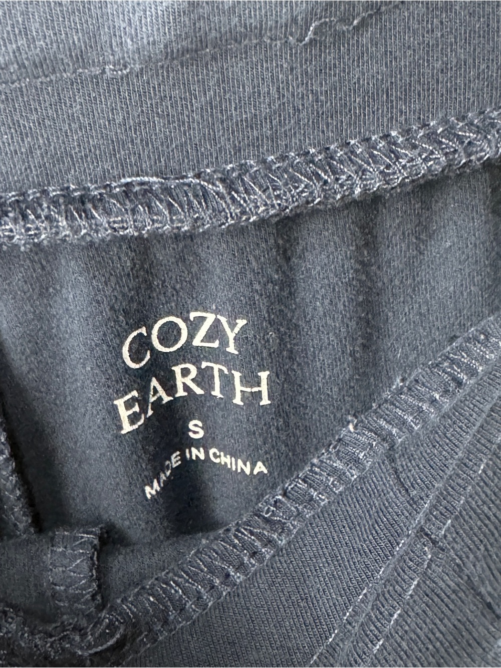 Cozy Earth Relaxed Navy Jogger Pants/Long-sleeve Hooded Top Women's Small - Picture 5 of 8